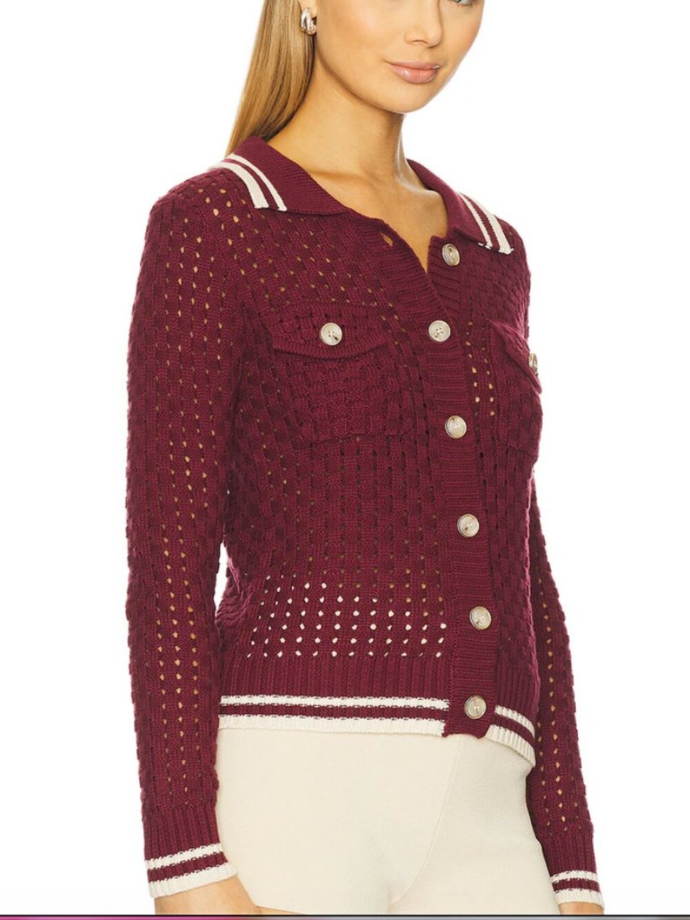 NWT Heartloom Posey Cardi in Sangria